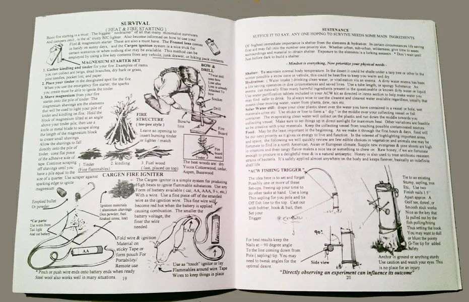 Tiny Pocket survival guide (ACW compact field manual)