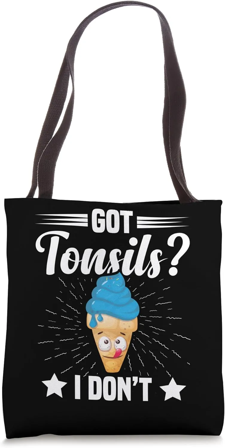 Tonsillectomy Recovery Tonsil Removal Tonsillitis Surgery Tote Bag