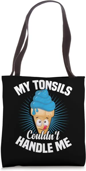 Tonsillectomy Tonsillitis Removal Recovery Tonsil Surgery Tote Bag
