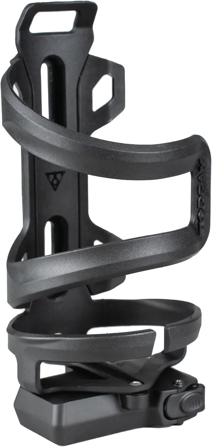 Topeak Dualside Water Bottle Cage Pro with Toolbox and Nano 11 Function Multi-Tool, Black