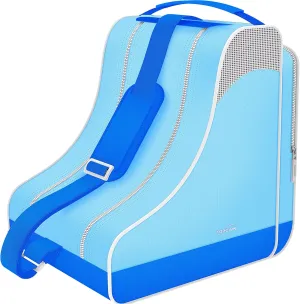 TOPOWN Premium Ice Skate and Roller Skate Bag - Men, Women, Child/Adult Up to Size 12(US)