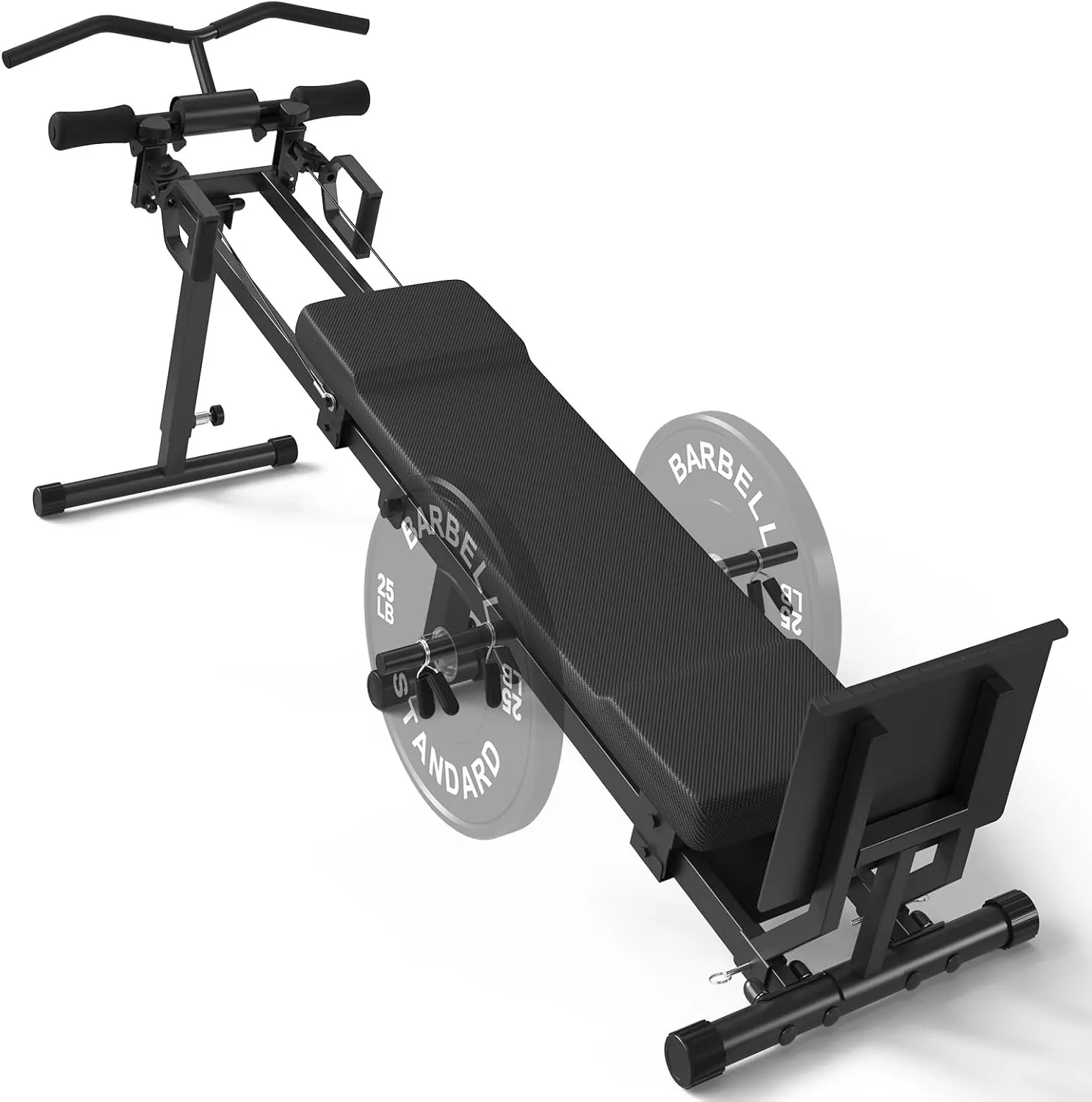 Total Home Gym with Detachable Footplate,Swing Attachment and Weight Holder,Versatile Total Body Training Machine for Home Gym Workout