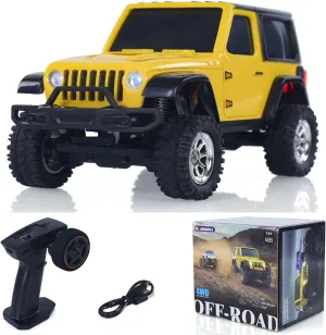 TOUCAN RC HOBBY 1/36 2.4G Remote Control Rock Crawler RC Off Road Car 4×4 RTR Model Vehicle Light Battery Radio Mini Gifts for Adult