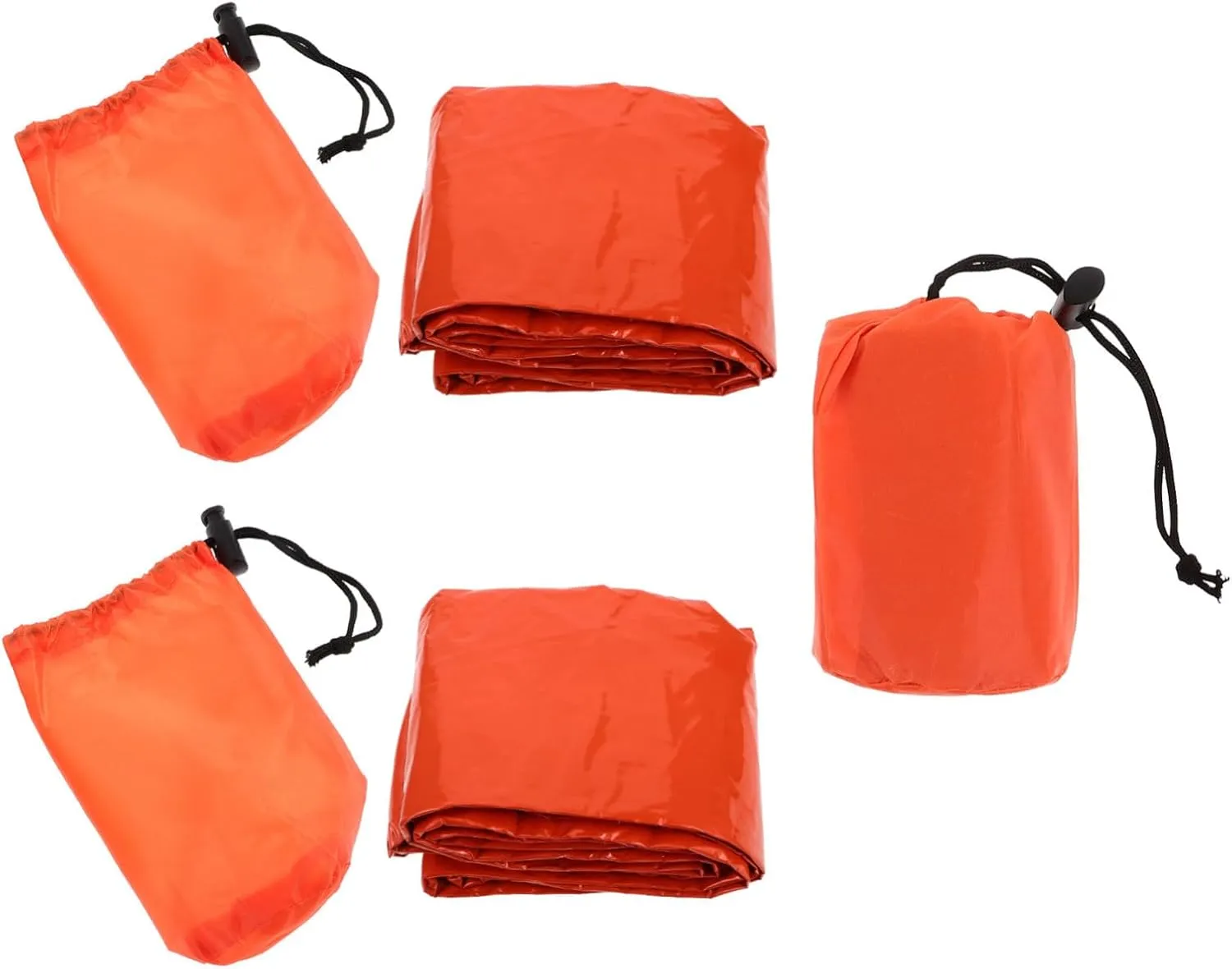 TOYANDONA 3-Piece Survival Sleeping Bag Set with Emergency Blanket for Outdoor Camping Hiking and Emergency Preparedness
