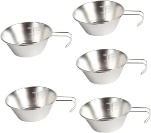 Toyvian Convenient Makgeolli Bowl Compact Water Cup for Camping Hiking and Picnics Durable Outdoor Accessory
