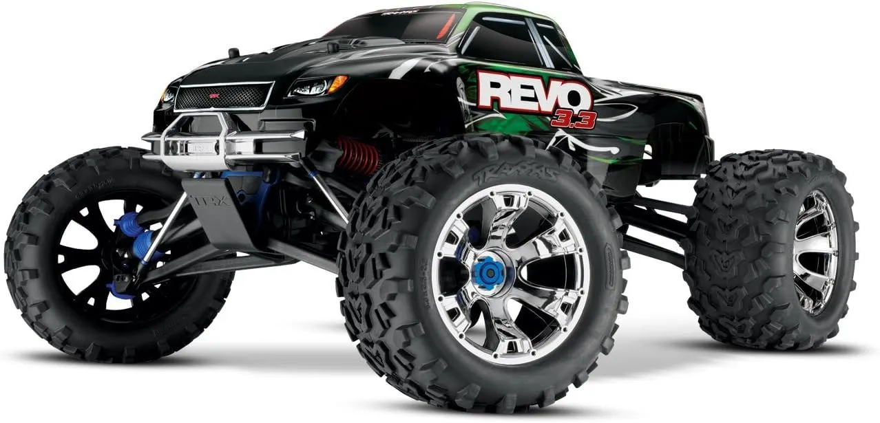 Traxxas Revo 3.3: 4WD Powered Monster Truck (1/10 Scale), Green