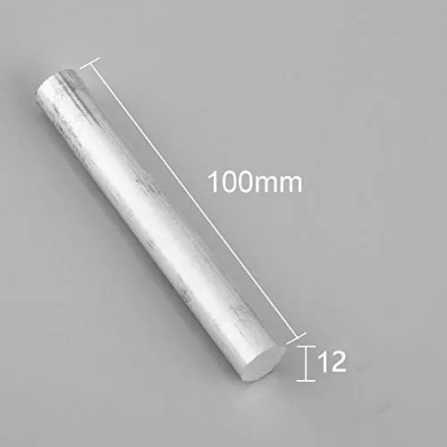 Trolleyshop 5pcs 12mm x 100mm/0.47" x 3.94" High Purity 99.99% Magnesium Metal Rod Mg Fire Starter Survival Emergency Well Sparks for Camping Hiking