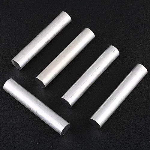 Trolleyshop 5pcs 12mm x 100mm/0.47" x 3.94" High Purity 99.99% Magnesium Metal Rod Mg Fire Starter Survival Emergency Well Sparks for Camping Hiking
