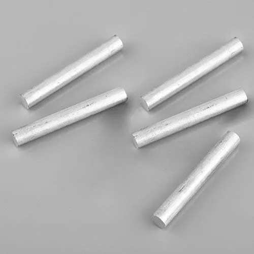 Trolleyshop 5pcs 12mm x 100mm/0.47" x 3.94" High Purity 99.99% Magnesium Metal Rod Mg Fire Starter Survival Emergency Well Sparks for Camping Hiking