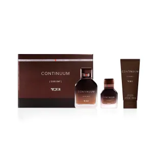 TUMI CONTINUUM [12:00 GMT] - Bold Cologne for Men with Smoky Fragrance - 3.4 oz & 1.0 oz Eau de Parfum, 6.7 oz Body Wash