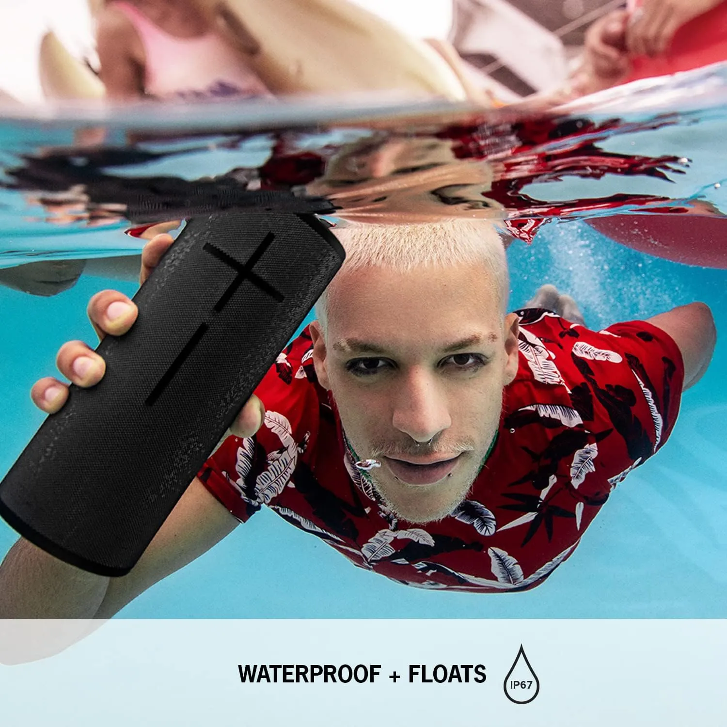 Ultimate Ears MEGABOOM 3 Portable Wireless Bluetooth Speaker (Powerful Sound   Thundering Bass, Bluetooth, Magic Button, Waterproof, Battery 20 Hours) - Night Black, Large