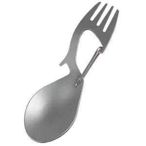 Ultralight Titanium 3-in-1 Spork Multi-Tool for Camping and Picnics