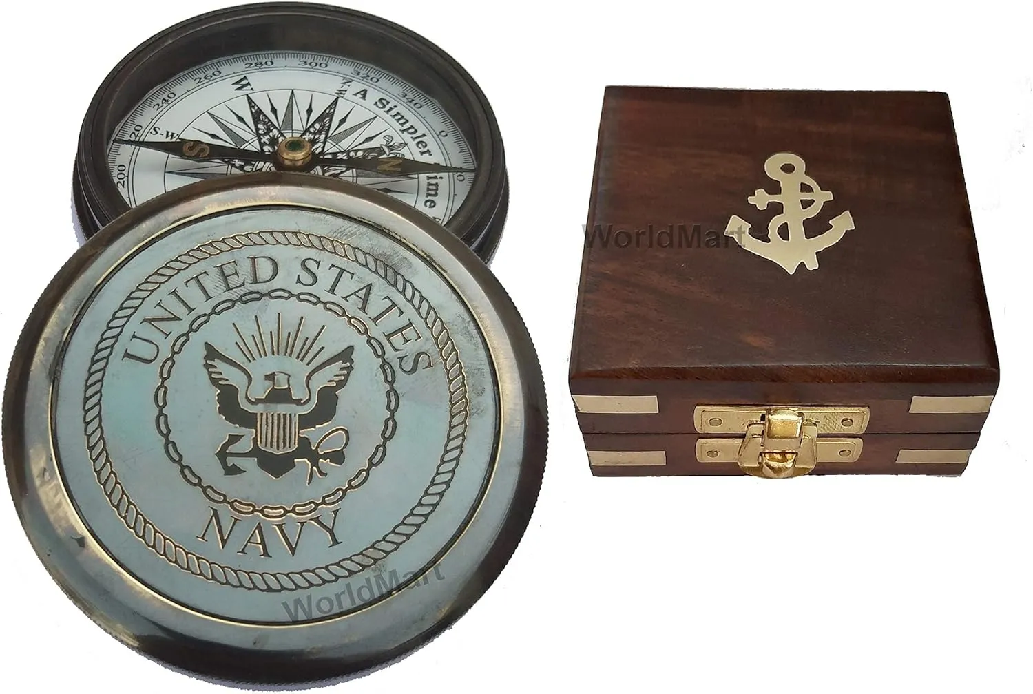 United States Navy Personalized Engraved Compass, Mens Gift, Groomsmen Gift, Wedding Gift, Hiking Gift, Corporate Gift,