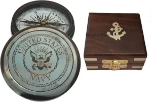 United States Navy Personalized Engraved Compass, Mens Gift, Groomsmen Gift, Wedding Gift, Hiking Gift, Corporate Gift,