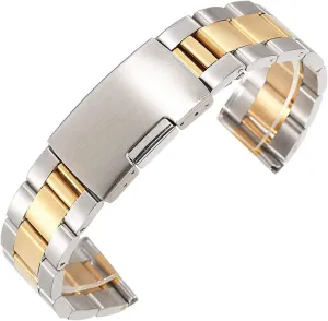 universal 18mm 20mm 22mm 24mm 26mm 28mm 30mm solid classic stainless steel breathable replacement strap bracelet