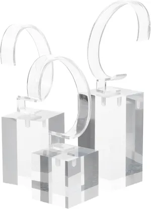 VALICLUD 3pcs Bracelet Stand for Boy Girl Multi-function Jewelry Display Rack Watch Holder for Bedroom Bathroom and Desktop Use