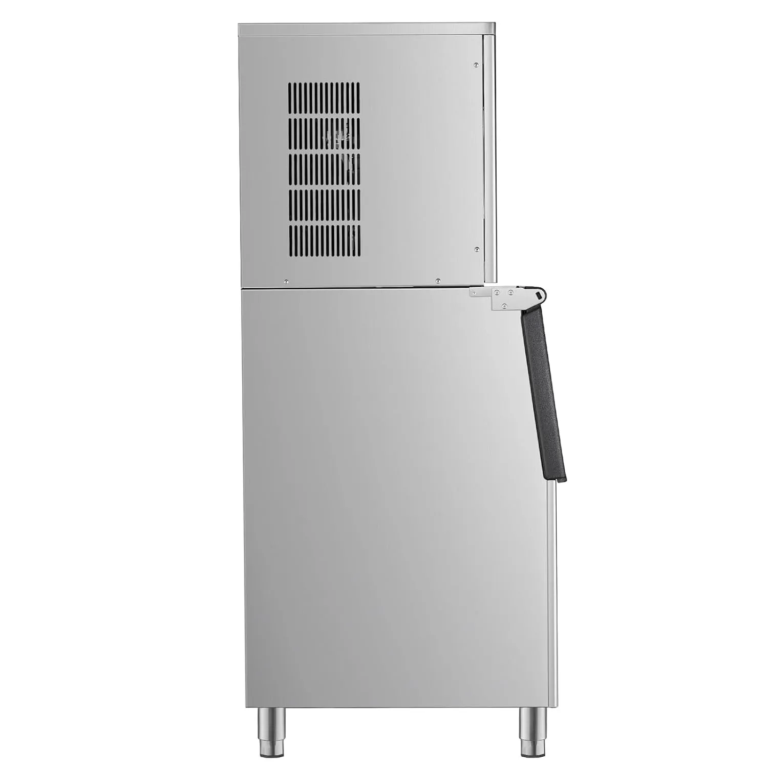 VEVOR Commercial Ice Maker Machine, 400LBS/24H Ice Making Machine with 250LBS Large Storage Bin, Auto Self-Cleaning Ice Maker Machine with Touchscreen for Bar Cafe Restaurant Business Commercial