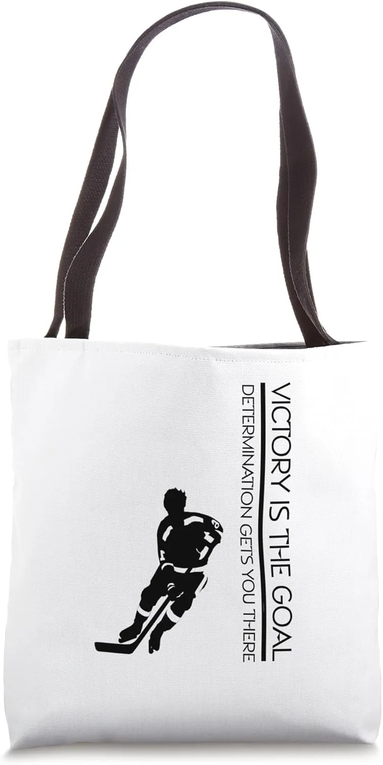 Victory Goal Hockey Tote Bag