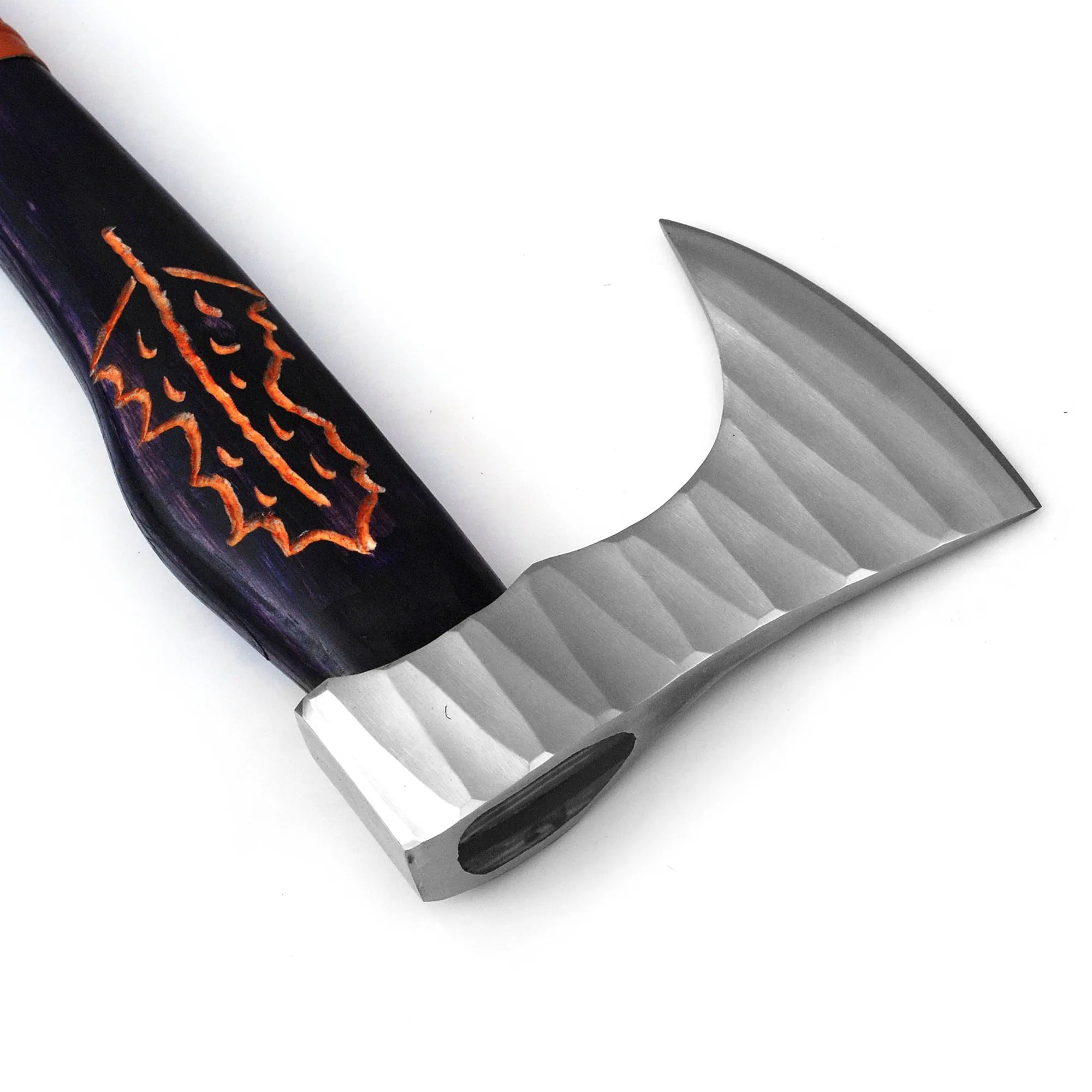 Viking Axe, Camping Axe, Hunting Axe, Carving Axe, Bearded, One-of-a-Kind, Sharp Blade, Solid Wood, ARSAXE12