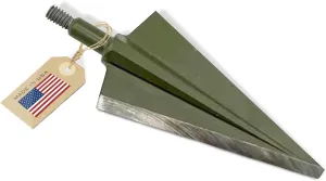 VPA 11/8" 2 Blade 300 Grain Left Single Bevel Broadhead, Screw-in, S7 Premium Tool Steel 56-58 Rockwell, 3 Pack, Made in The USA