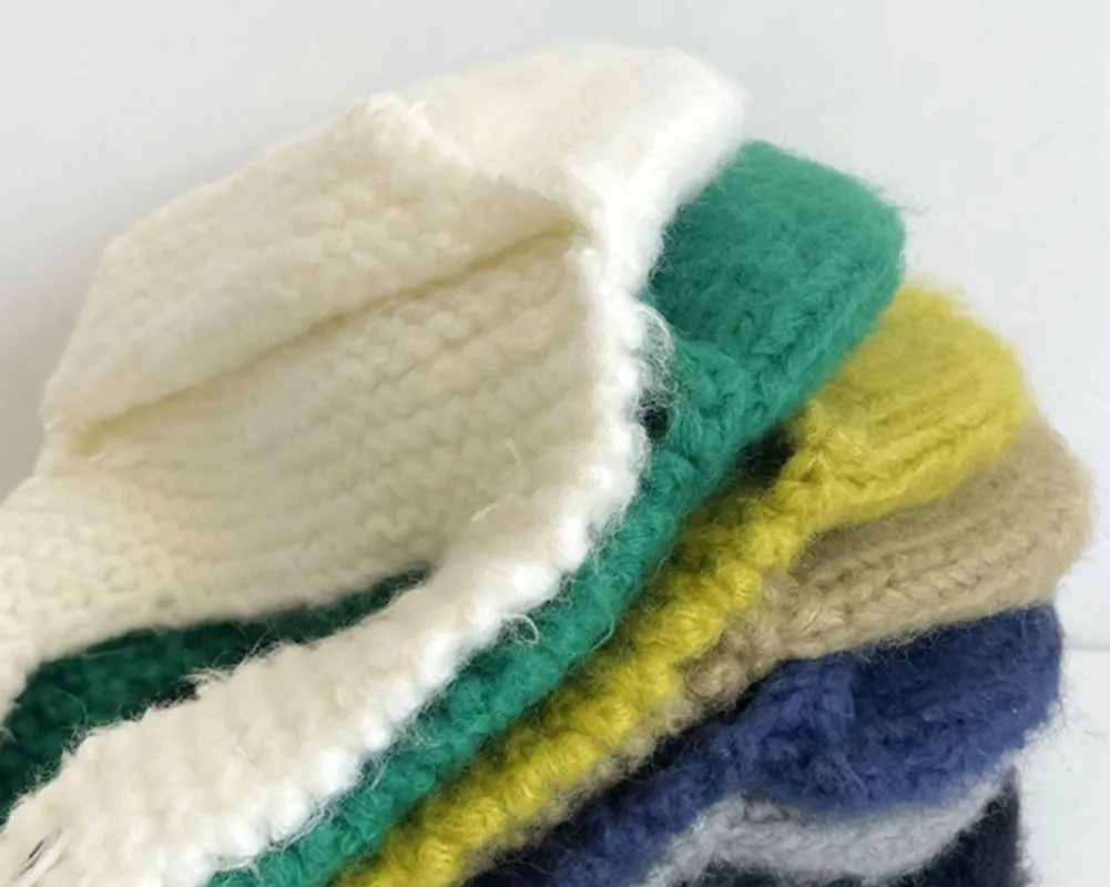 Warm Knit Trapper Hats for Women Ushanka Hat Knit Aviator Hat with Ear Flap Russian Hat for Cold Weather Winter Stocking Cap