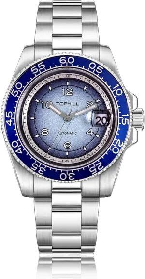 Watch for Men Gradient Dial 41mm Mens Automatic Mechanical Watch Japan Miyota 2813 Movement Sapphire Crystal Date Luminous Hands 3ATM Water Resistance