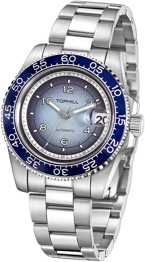 Watch for Men Gradient Dial 41mm Mens Automatic Mechanical Watch Japan Miyota 2813 Movement Sapphire Crystal Date Luminous Hands 3ATM Water Resistance