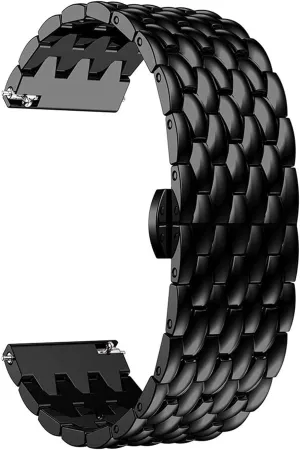 Watch Strap, Stainless Steel Strap Alloy Metal Replacement Strap Wristband Men's Women's Watch Band