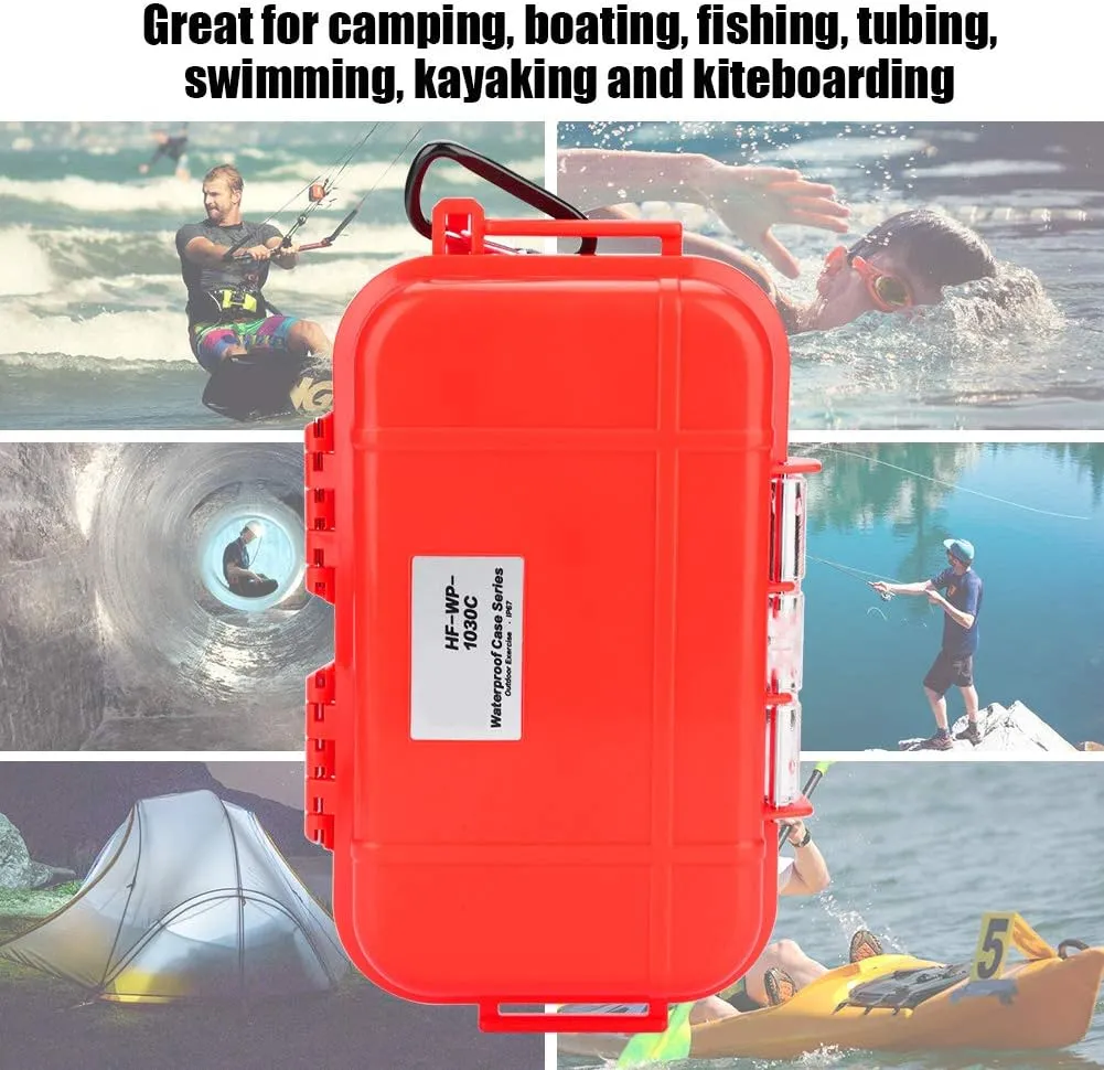 Waterproof Dry Box, Outdoor Survival Shockproof Waterproof Storage Case, Airtight Carry Box for Storing Some EDC Tools, Phone, Keys