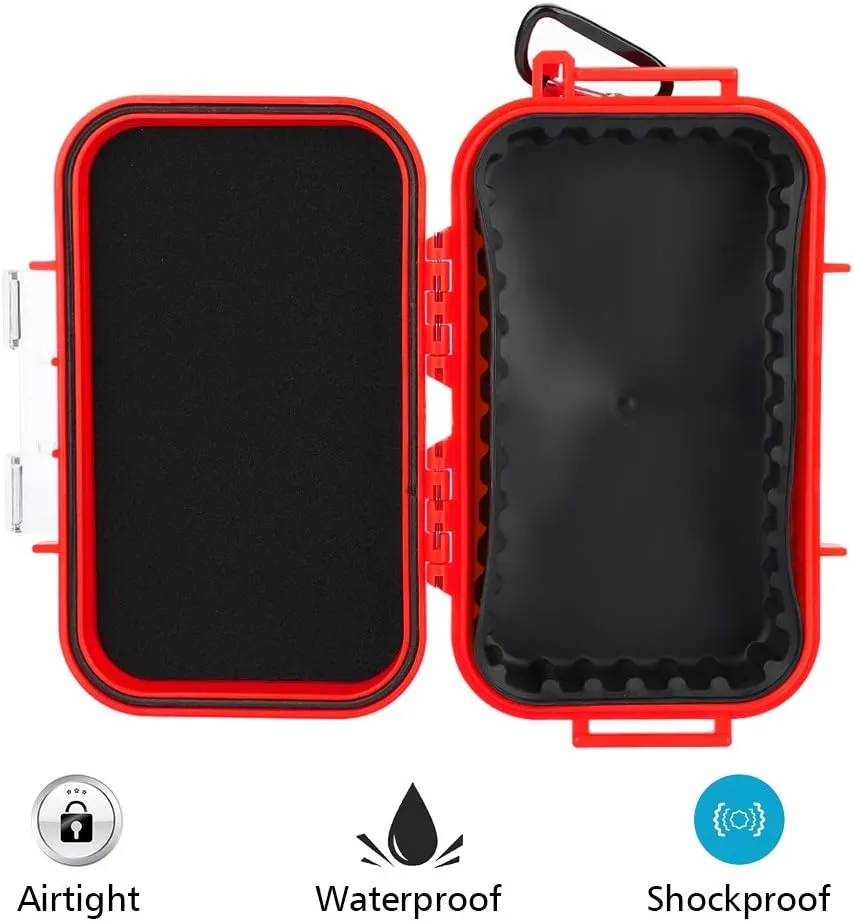 Waterproof Dry Box, Outdoor Survival Shockproof Waterproof Storage Case, Airtight Carry Box for Storing Some EDC Tools, Phone, Keys