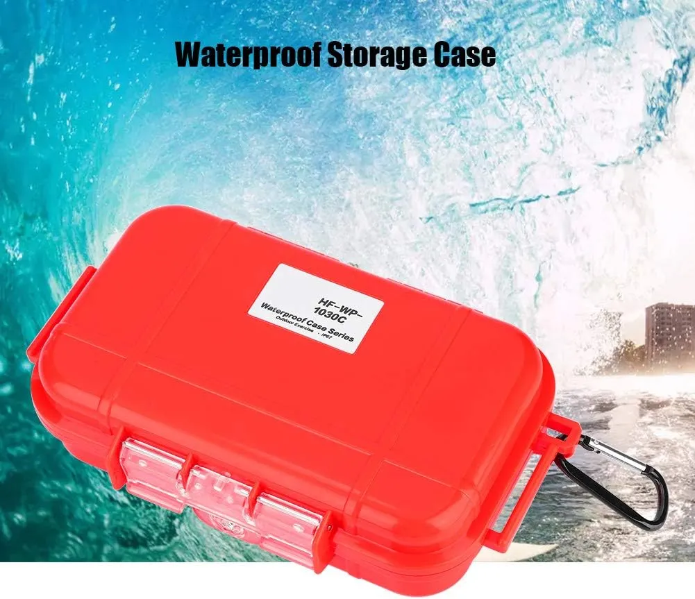 Waterproof Dry Box, Outdoor Survival Shockproof Waterproof Storage Case, Airtight Carry Box for Storing Some EDC Tools, Phone, Keys