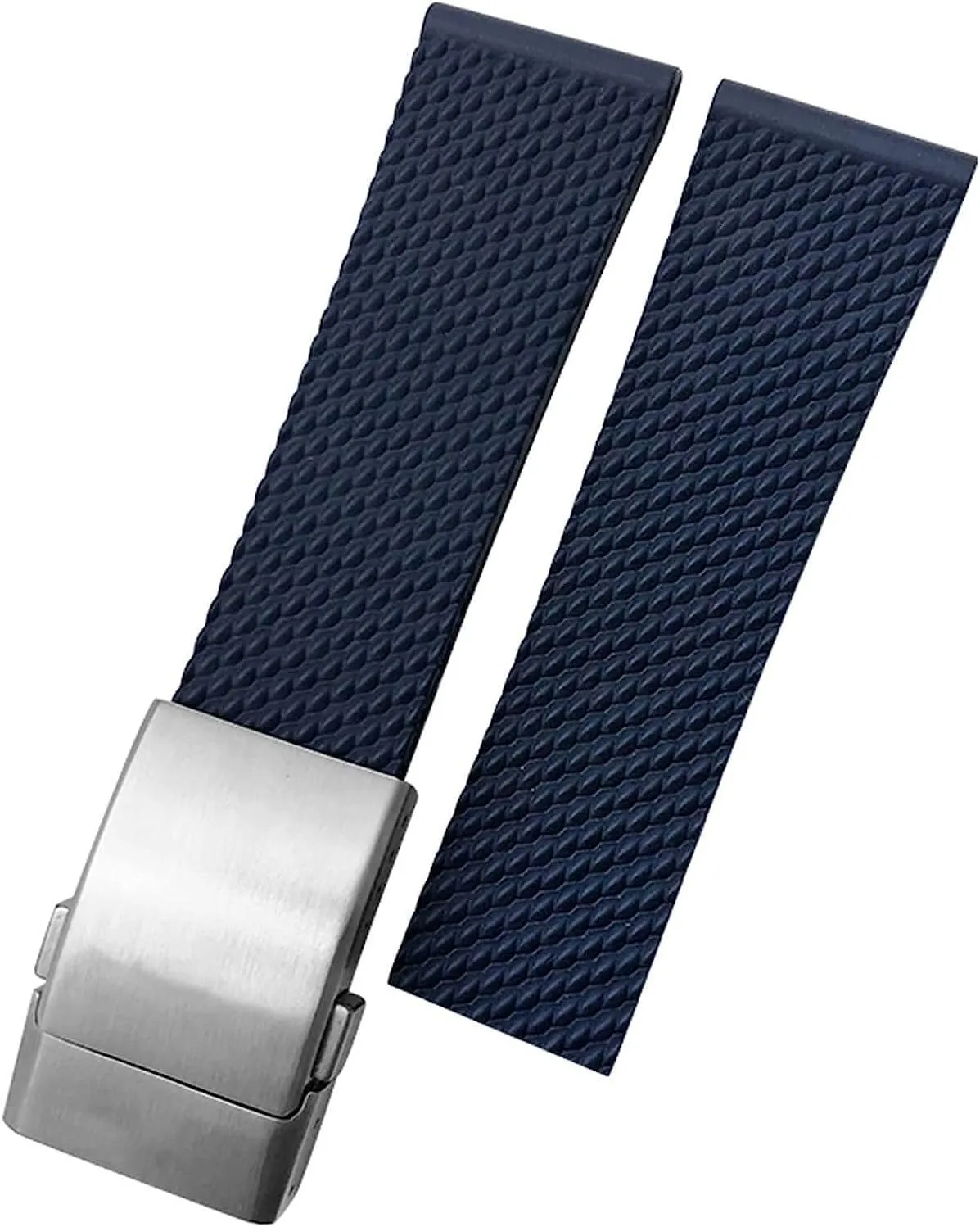Waterproof Rubber Watchband For Breitling Superocean Heritage Avenger Challenger Woven Silicone Watch Strap 22mm 24mm