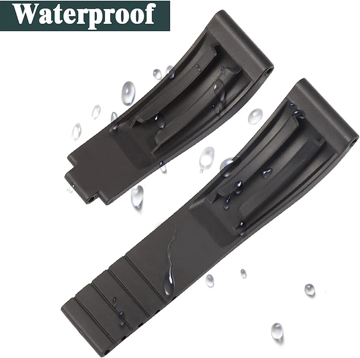 Waterproof Rubber WatchBand For Rolex Submariner YachtMaster Daytona Watch Strap Replacement Bracelet Chain Accessories