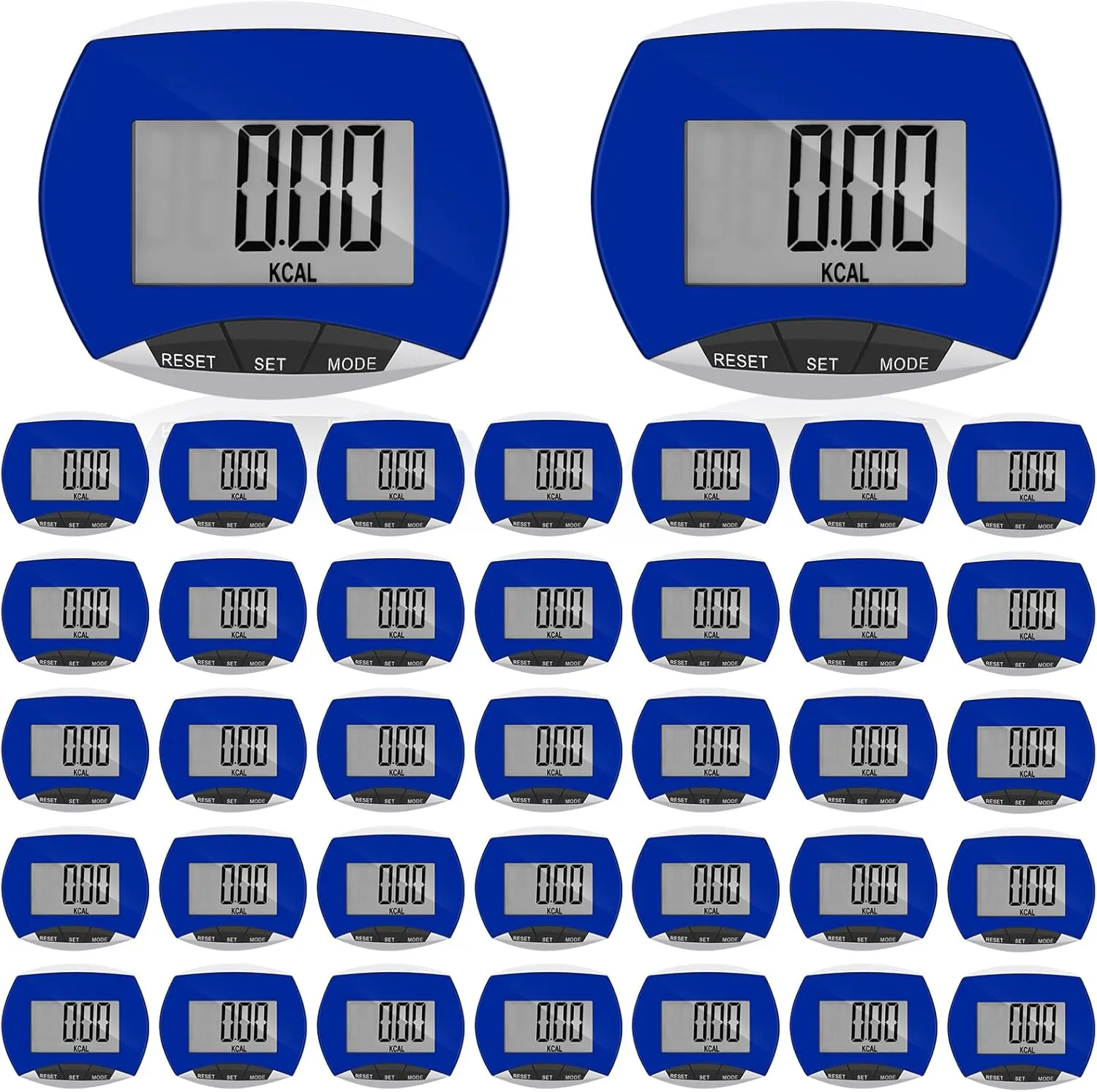 Weewooday Pedometer for Walking Steps and Miles Simple Step Counter Clip on for Walking with Digital Display Portable Tracker Pocket Pedometer Bulk for Men Women Adults Seniors