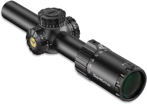 WestHunter Optics HD GEN2 1-10x24 IR LPVO Riflescope, 30 mm Tube Second Focal Plane Illuminated 1/4 MOA Presicion Compact Rifle Scope for Shooting Competition