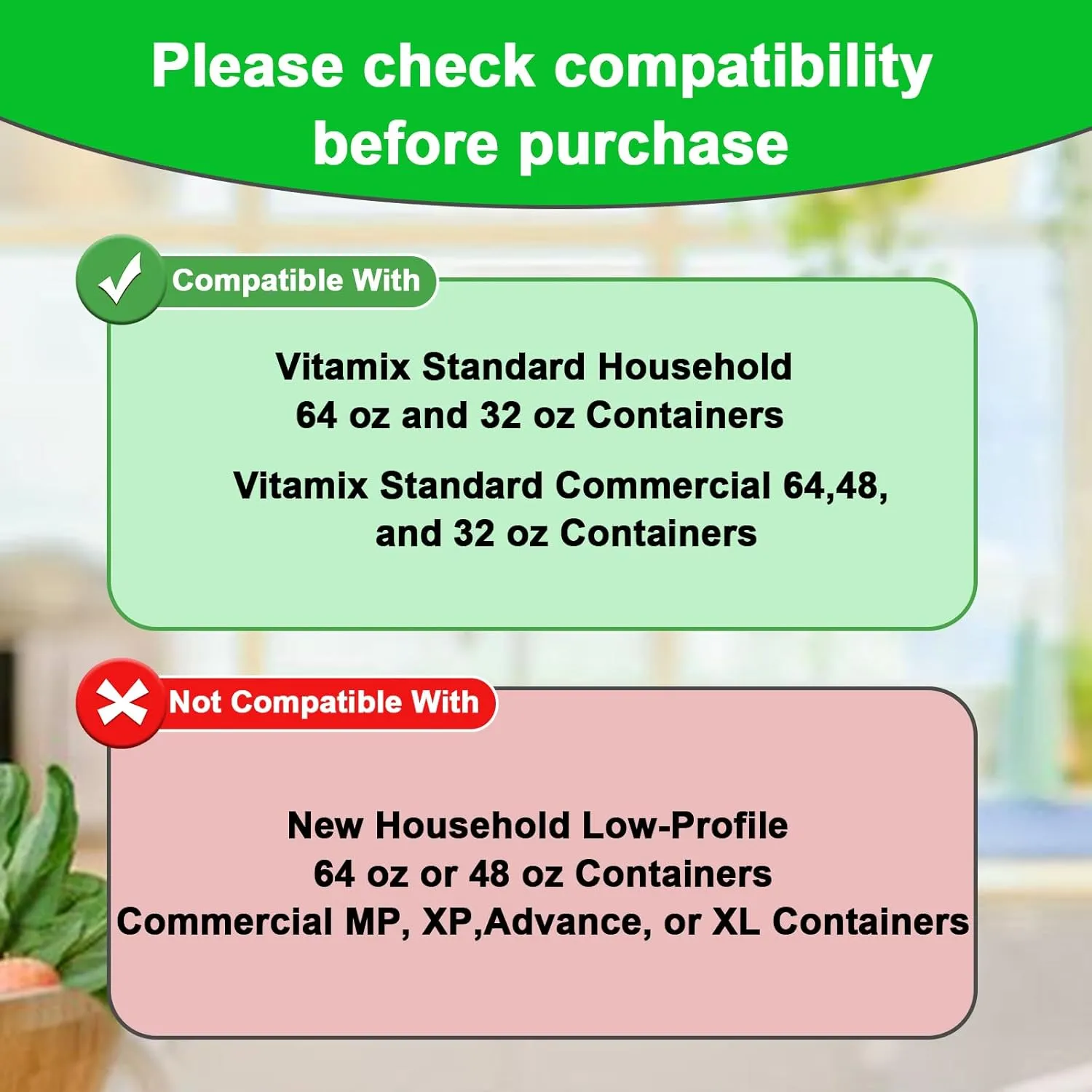 Wet Blender Blade Replacement Part, Premium Stainless Steel Ice Blade Assembly Cups Repair Replacement Part Compatible with Vitamix 5200 Series 32oz and 64oz Mixer Containers accessories Kitchen
