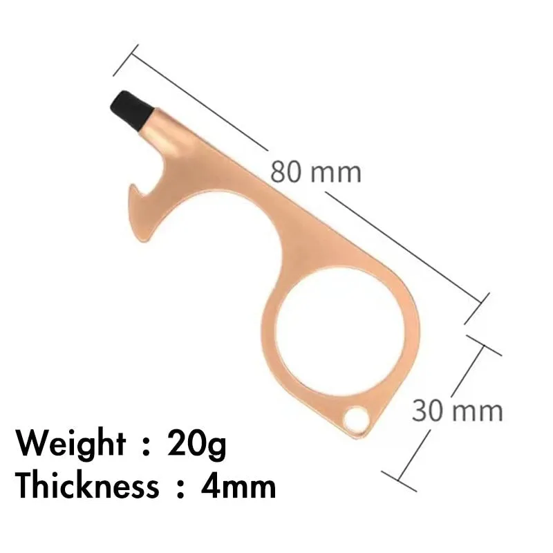 Wholesale Touchless Multi-Functional Tool Self Defense Keychain
