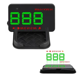Windshield Heads Up Display for Cars GPS Speedometer for Car Digital Speedometer MPH 3.5" HUD Projector Display with Compass, Overspeed Alarm for All Vehicles