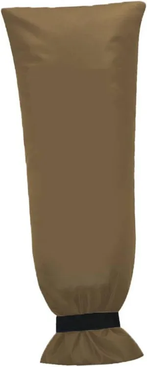Winter Garden Faucet Bag Cover Anti Freeze Cover Sturdy Lightweight Complete Coverage Versatile Thermal Insulation Layer, Khaki, 63x33 cm