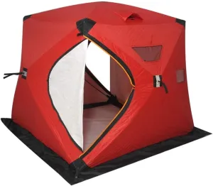 Winter Tent Winter Fishing House Outdoor Pop Ice Fishing Shelter in Winter 4 People Ice Fishing Tent Camping Tent Carry Bag for Family Short Weekends