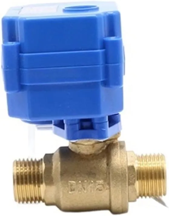 Withstand high Pressure and Temperature Extremes CWX-15N DN15 G1/2 MxM Brass Electric Ball Valve Mini Automatic Motor Valve AC/DC9-24V / AC220V CR03 / 04(Ac220v)