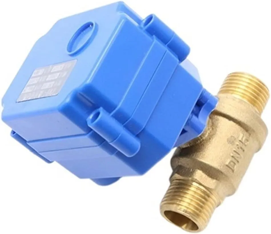 Withstand high Pressure and Temperature Extremes CWX-15N DN15 G1/2 MxM Brass Electric Ball Valve Mini Automatic Motor Valve AC/DC9-24V / AC220V CR03 / 04(Ac220v)