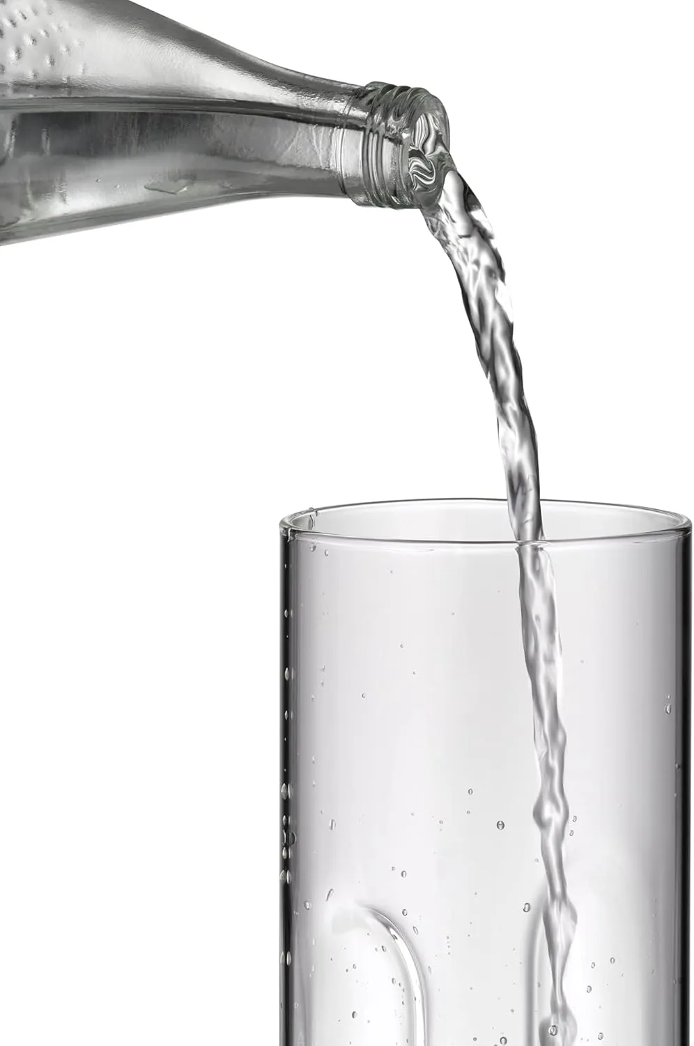 WMF Motion Water Carafe 1.25聽Litres Height 29聽cm Glass Carafe Closeup Silicone Lid Lock Handle Dishwasher Safe, 9.8聽cm, Silver