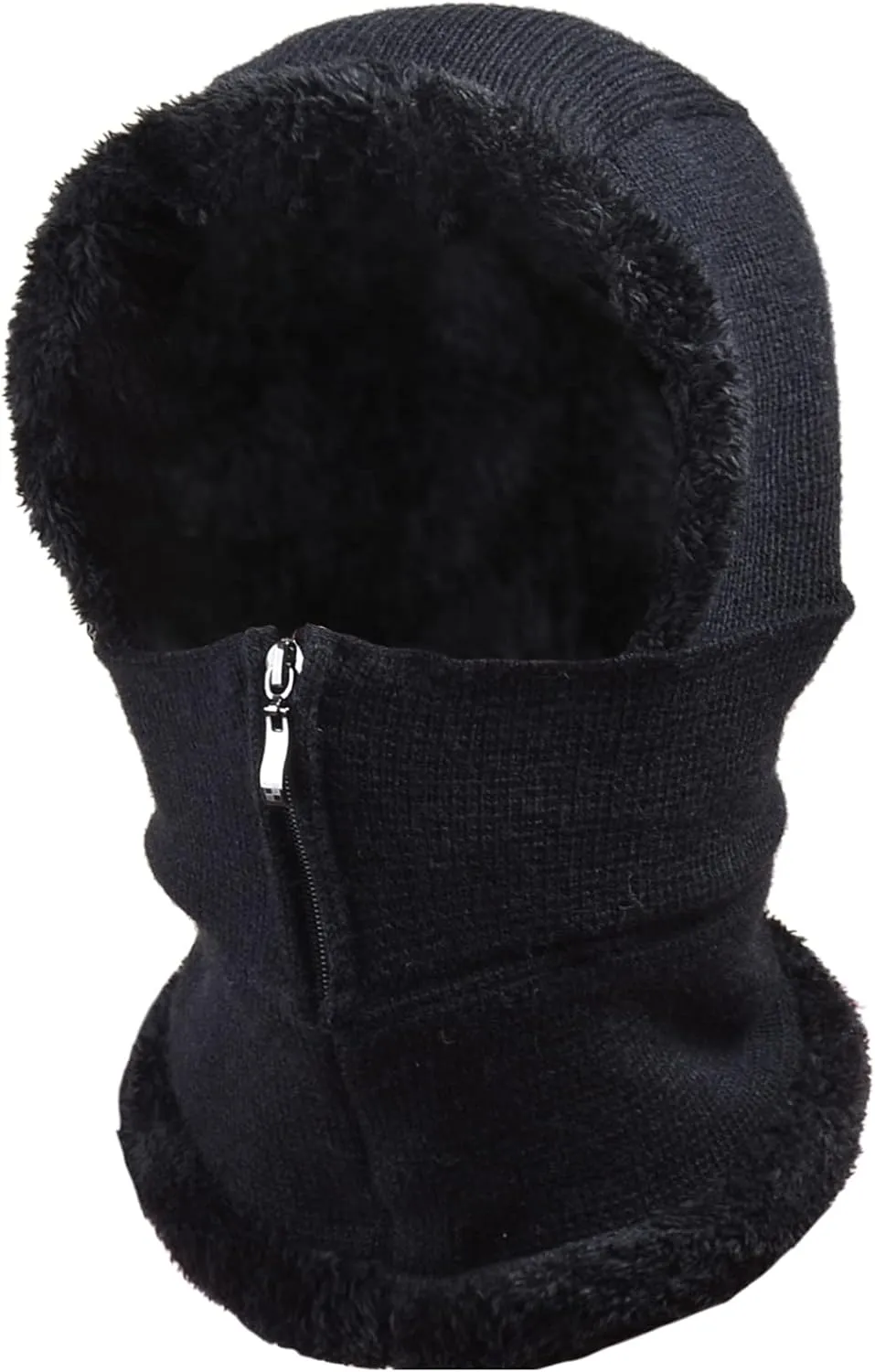 Women Balaclava Beanie Fleece Hood Cycling Ski Thermal Face Cover Hat Winter Warm Cap Scarf for Cold Weather