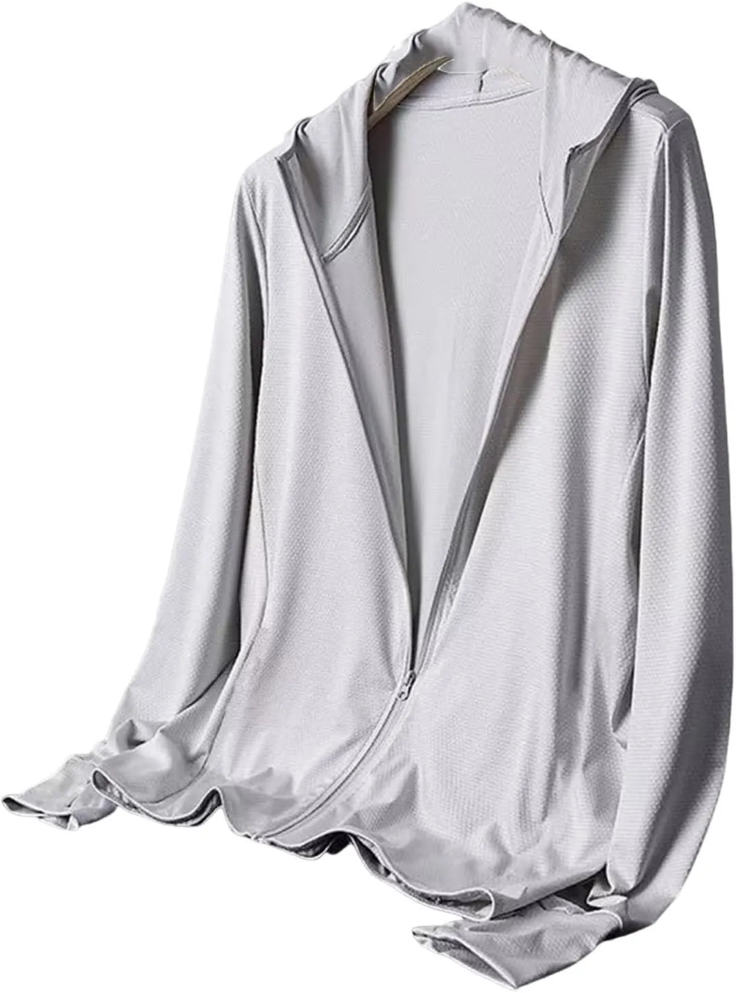 Women's Ice Silk Sunscreen Jacket Breathable Mesh Quick Dry Long Sleeves Sun Protection Summer Outdoor Clothing