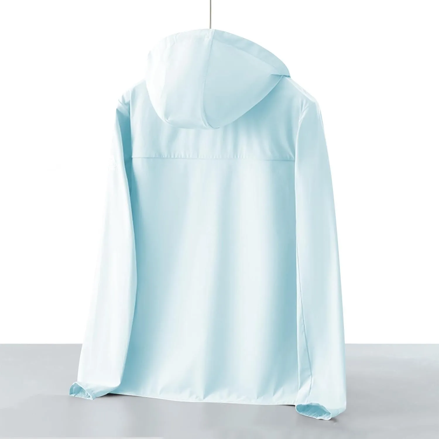 Women's Trendy UPF 50  Hooded Coat Long Sleeve with Zipper Lightweight Breathable Commuting Travel Ice Feeling Tops