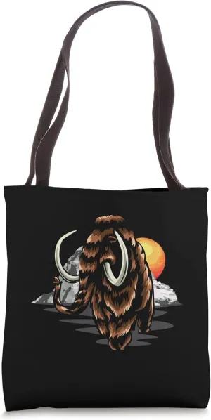 Wooly Mammoth Elephant Prehistoric Animal Pleistocene Tote Bag