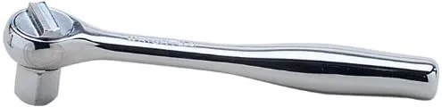 Wright Tool 3430 3/8" Drive Ratchet with 1/4" Drive Ratchet Handle Silver