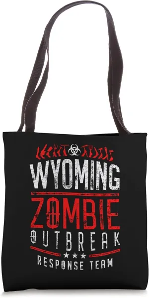 Wyoming Zombie Outbreak Response Team Halloween Tote Bag