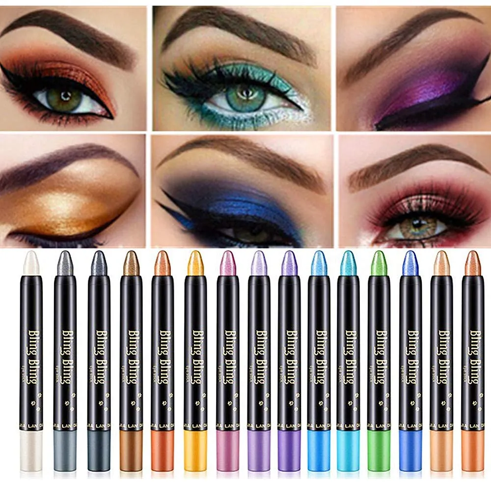 Xaena Neutral Eyeshadow Stick,Warm to Cool Cream Matte Shimmer Creamy Smoky Eyeshadow Pencil Crayon,Pro Waterproof & Long Lasting Starter Shiny Eyeshadow Stick for Women Girls Holiday Gifts (ALL)